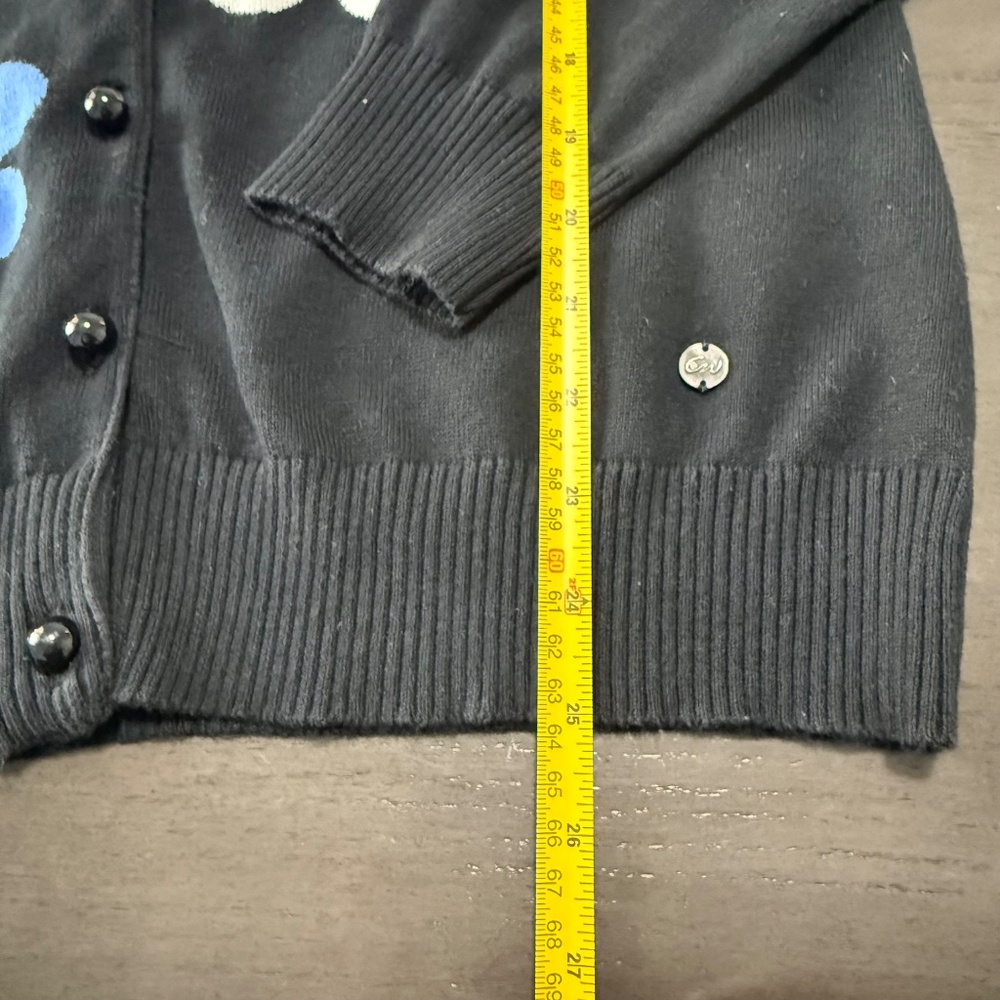 CRACKED WHEAT Women’s Long Sleeve Button Down 100% Cotton Cardigan Sweater Sz L - Picture 6 of 9